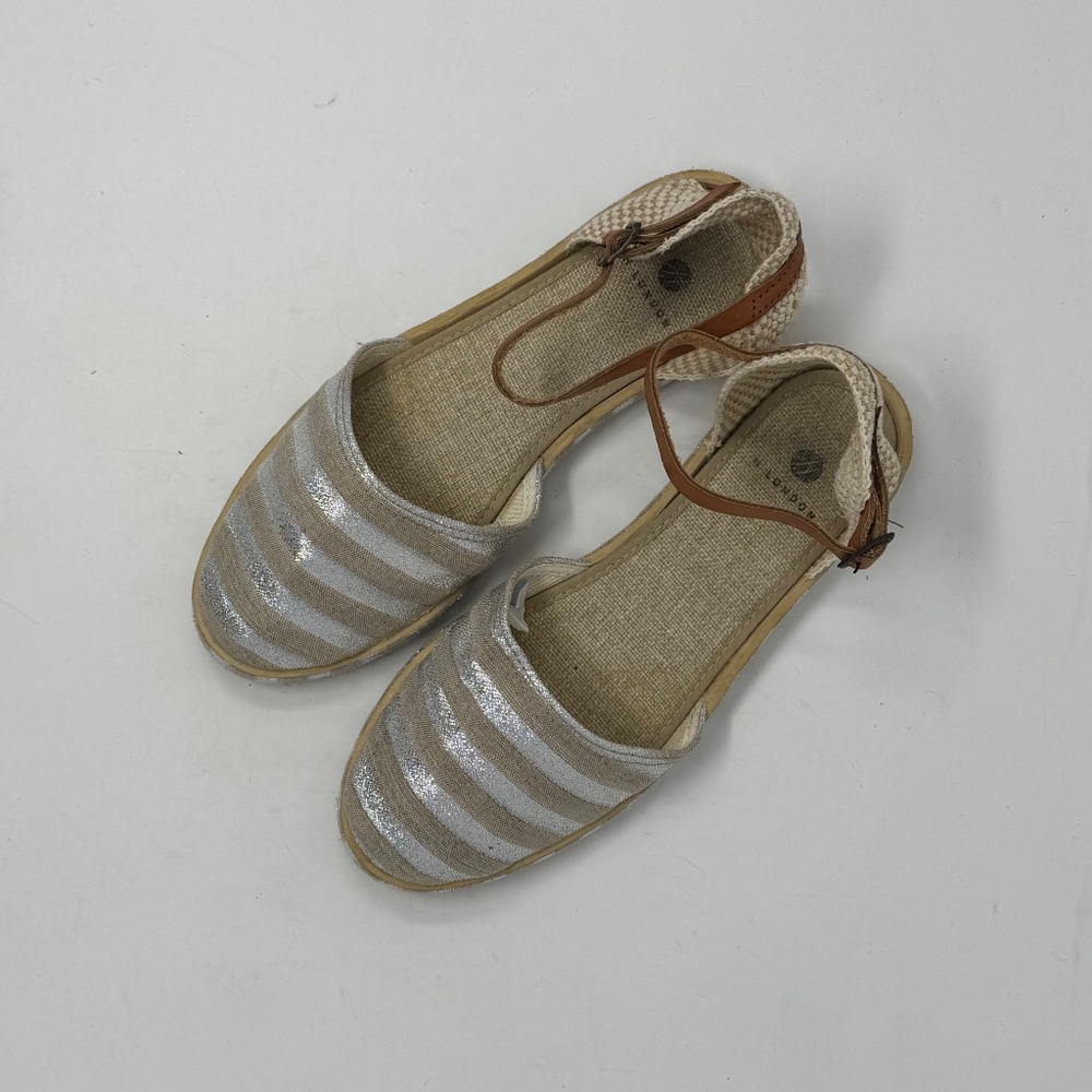 Fly London Women’s Metallic Stripe Flat Sandals EU Size 39 (US Size 8) - Picture 2 of 8